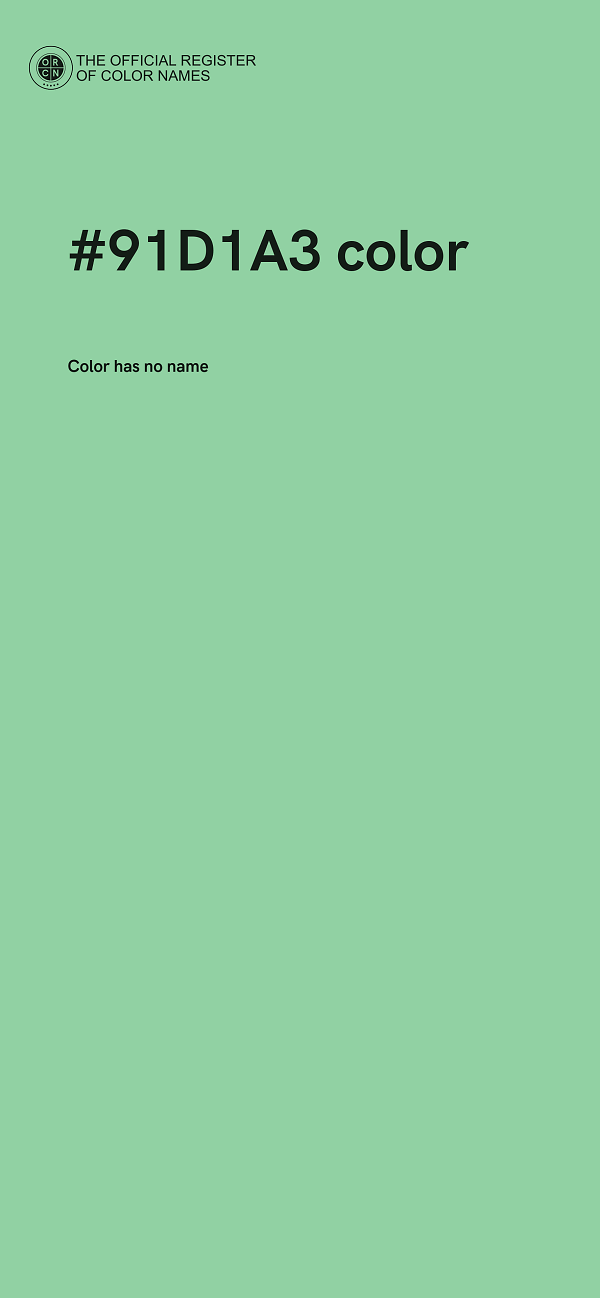 #91D1A3 color image