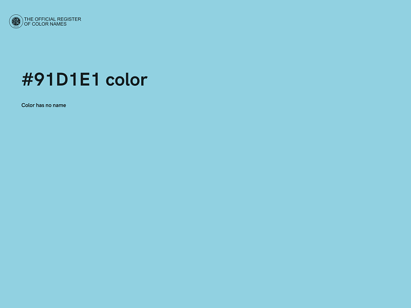 #91D1E1 color image