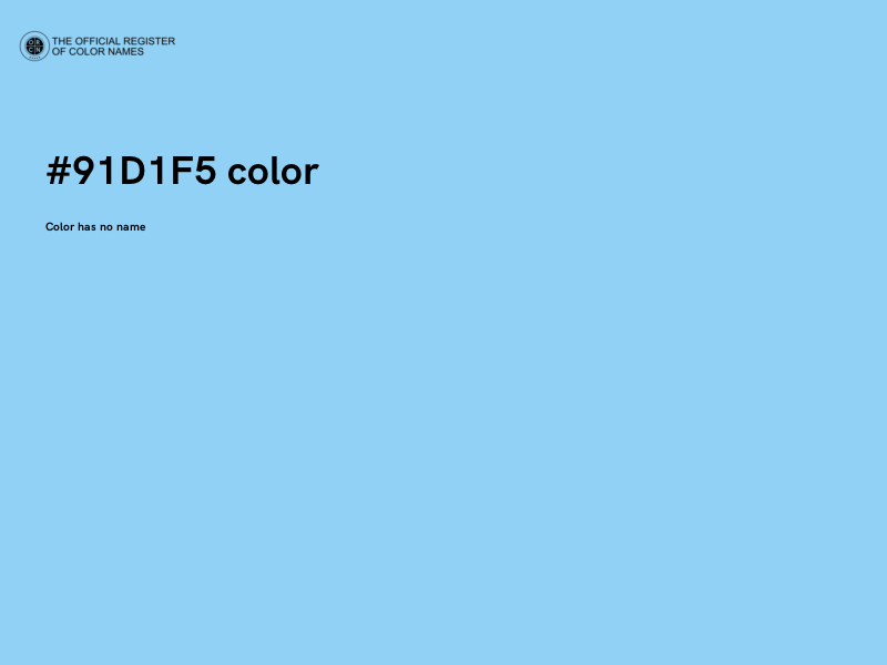 #91D1F5 color image