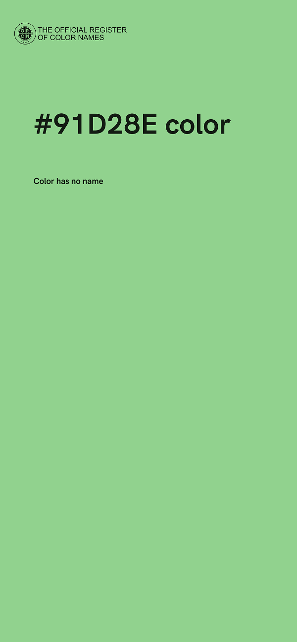 #91D28E color image