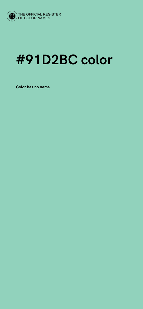 #91D2BC color image
