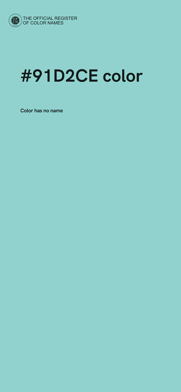 #91D2CE color image