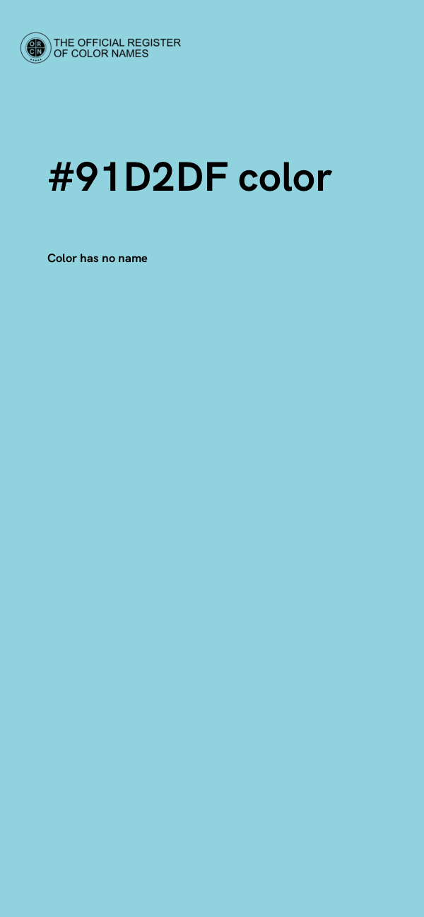 #91D2DF color image