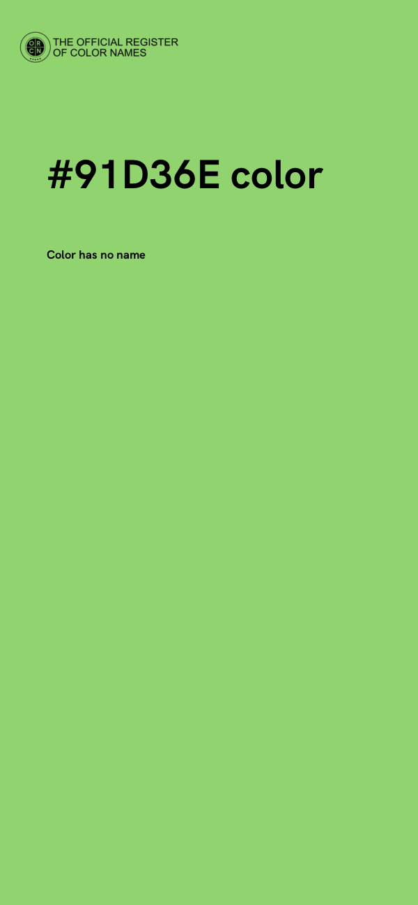#91D36E color image