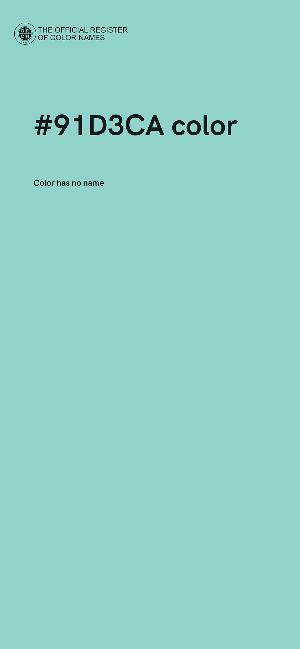 #91D3CA color image