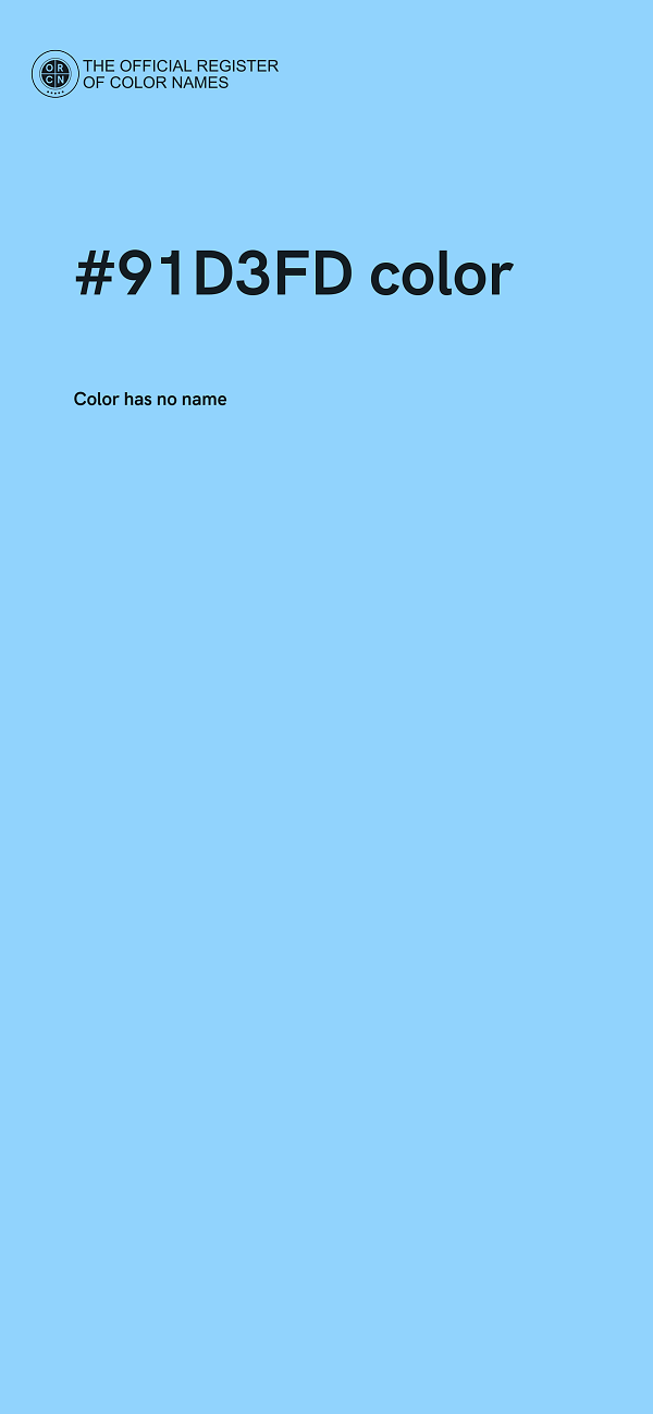 #91D3FD color image
