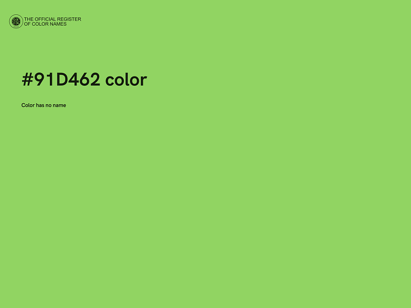 #91D462 color image