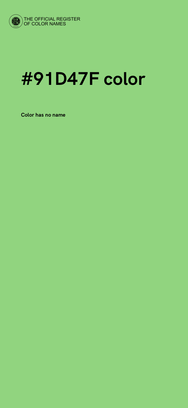 #91D47F color image