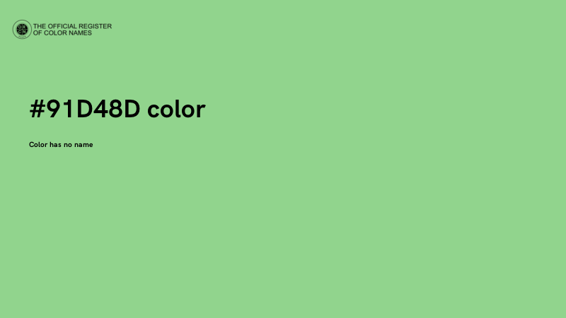 #91D48D color image