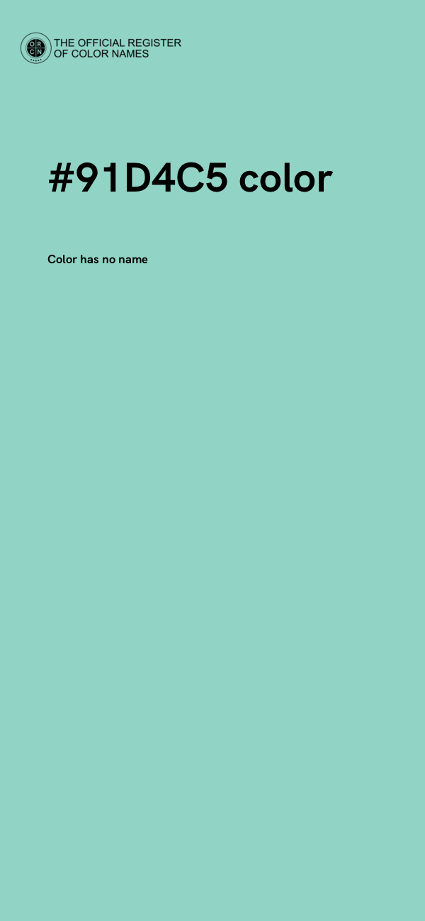 #91D4C5 color image