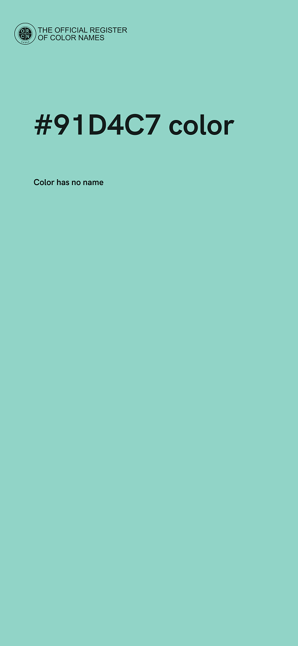#91D4C7 color image