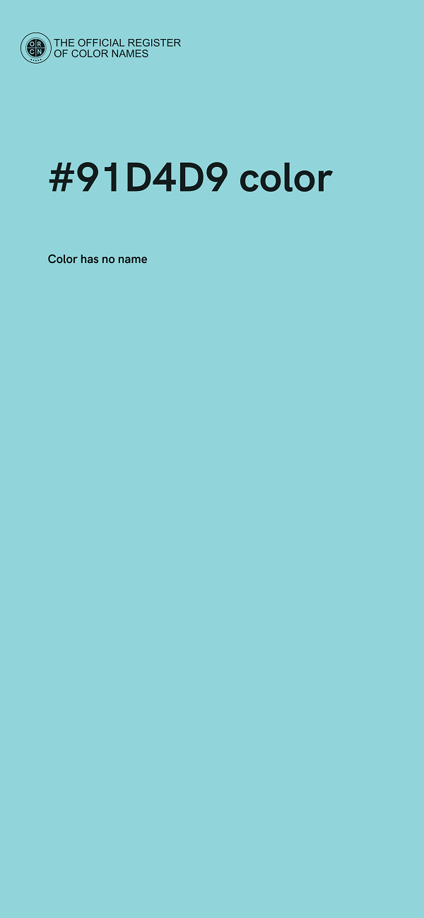 #91D4D9 color image