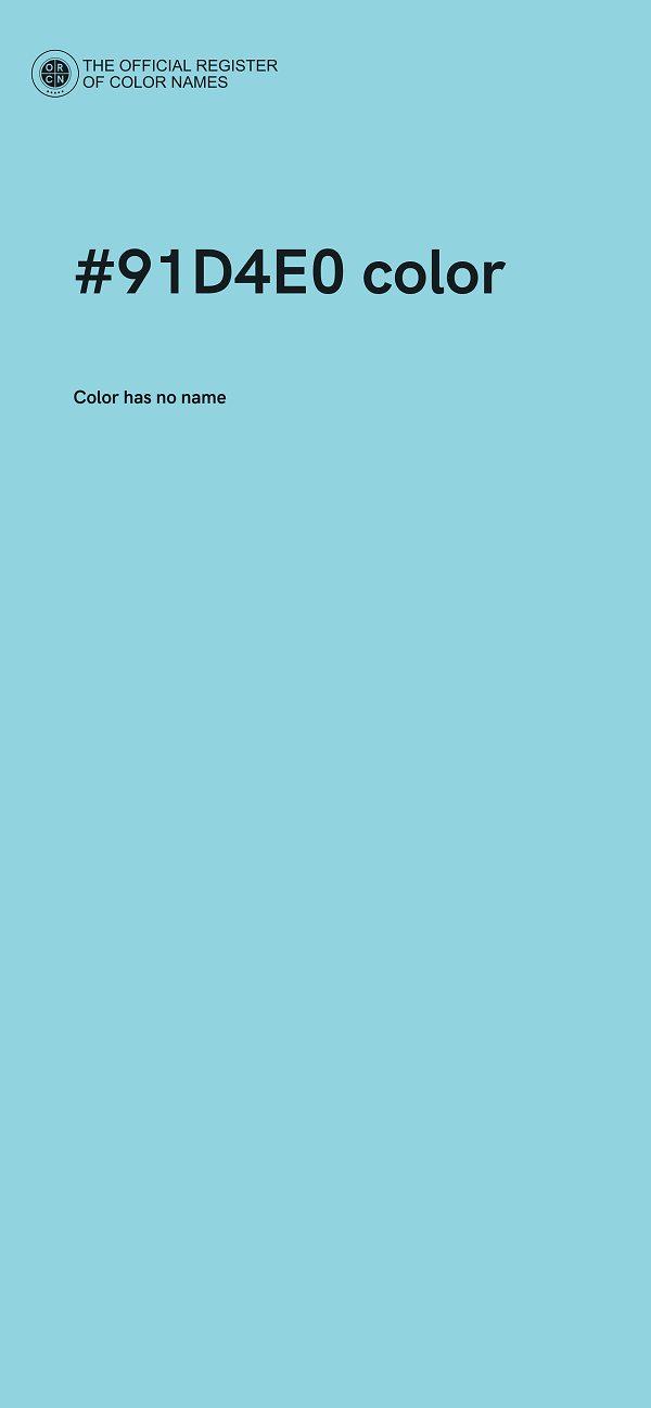 #91D4E0 color image