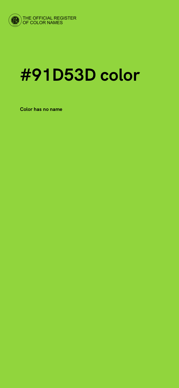 #91D53D color image