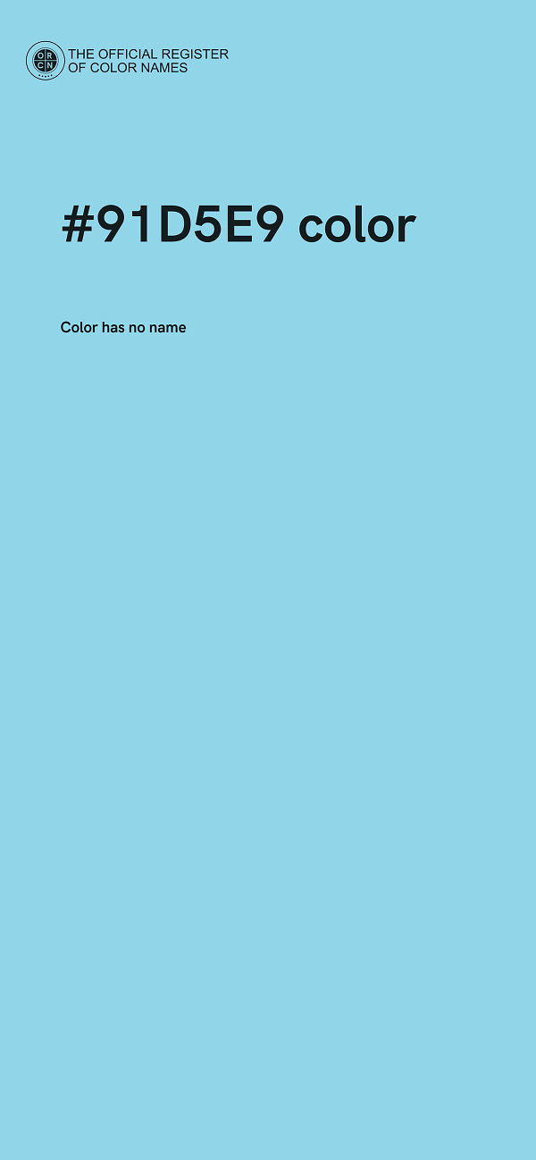 #91D5E9 color image