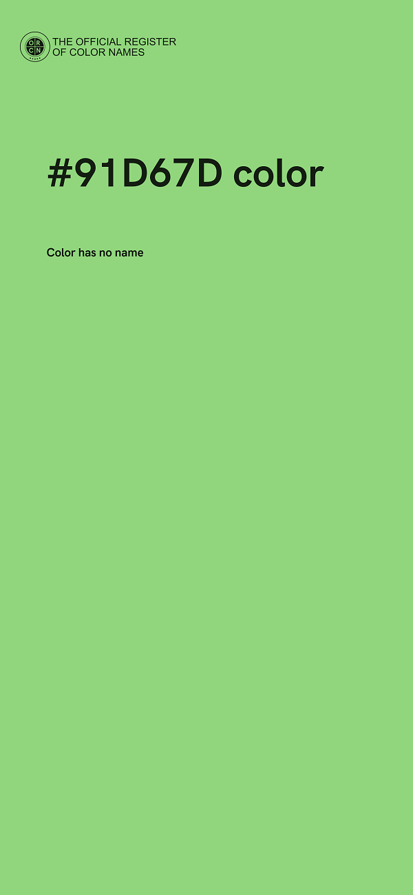 #91D67D color image