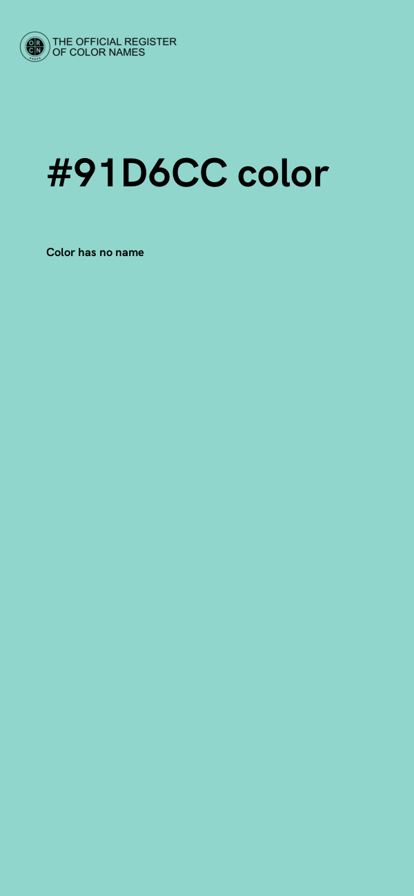 #91D6CC color image