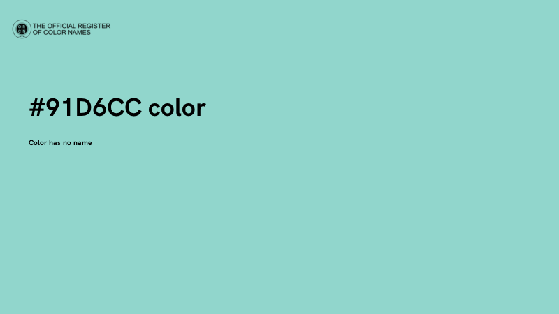 #91D6CC color image
