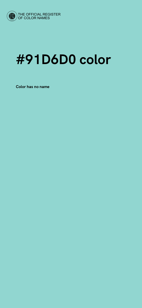 #91D6D0 color image
