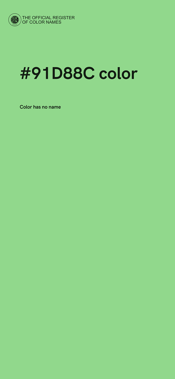 #91D88C color image