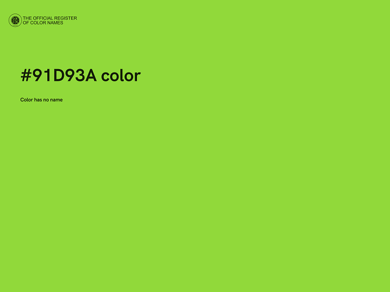 #91D93A color image