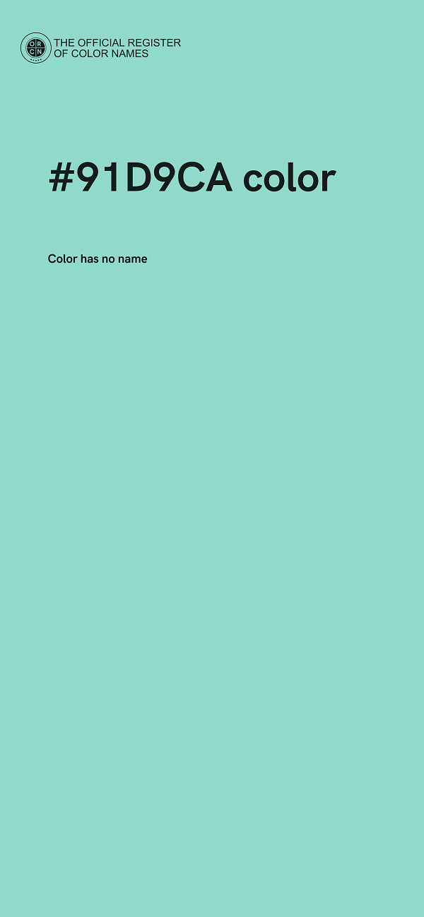 #91D9CA color image