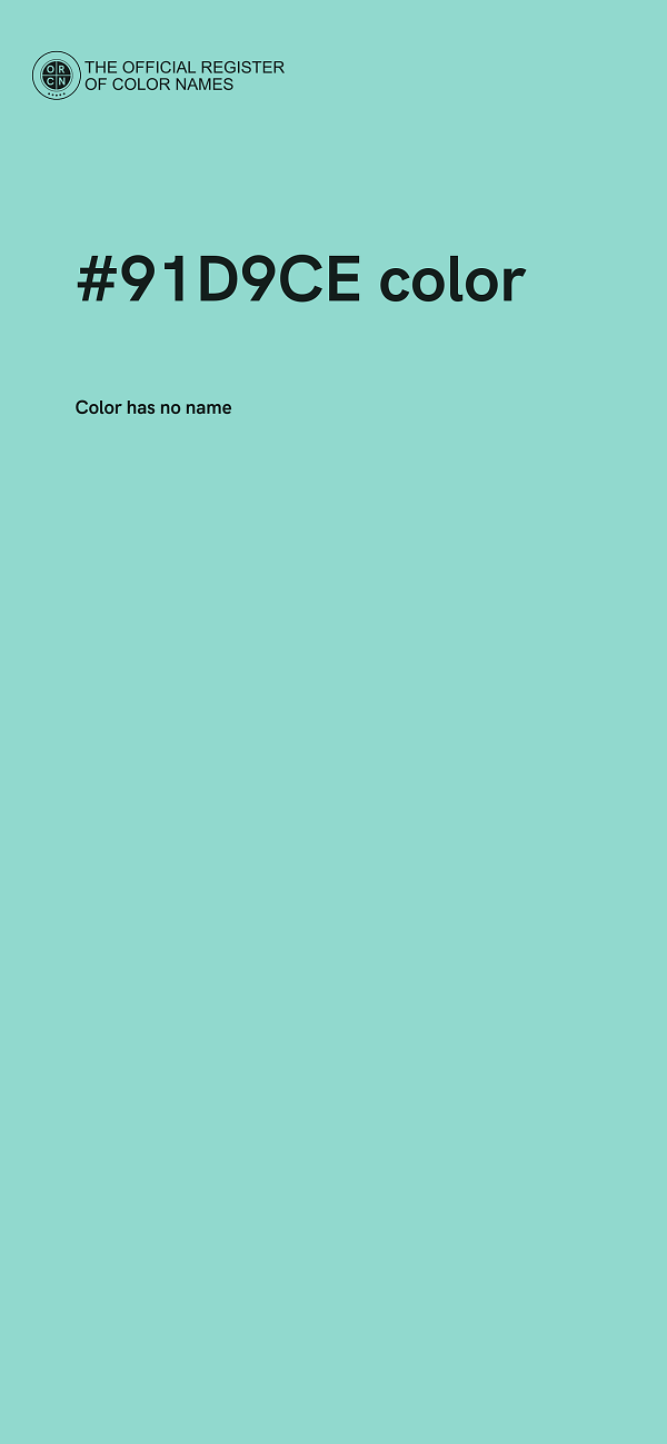 #91D9CE color image