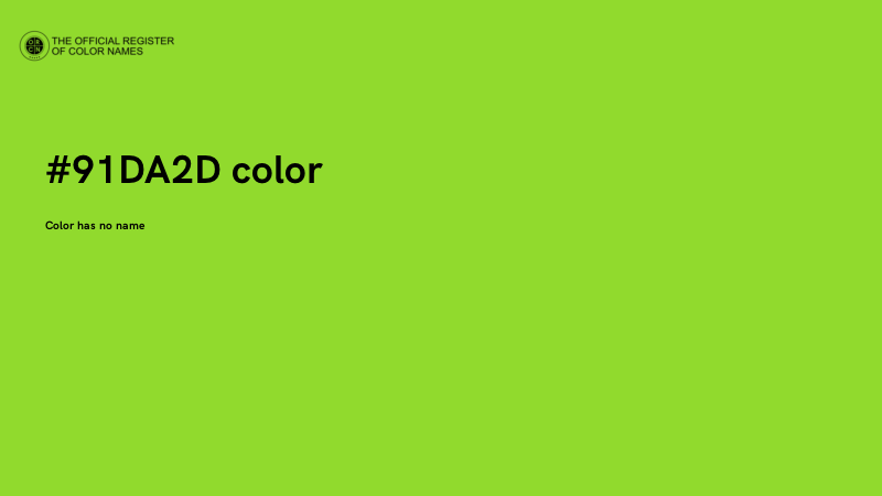 #91DA2D color image