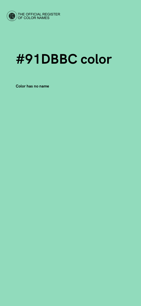 #91DBBC color image
