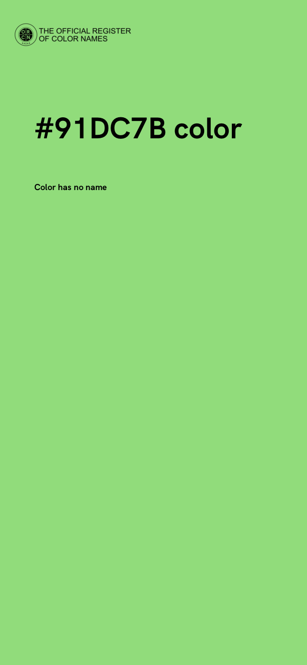 #91DC7B color image