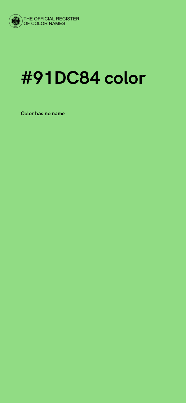 #91DC84 color image