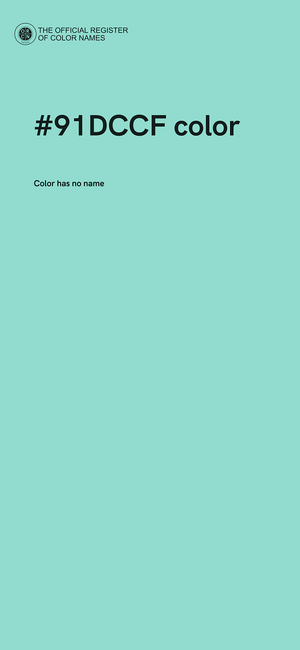 #91DCCF color image