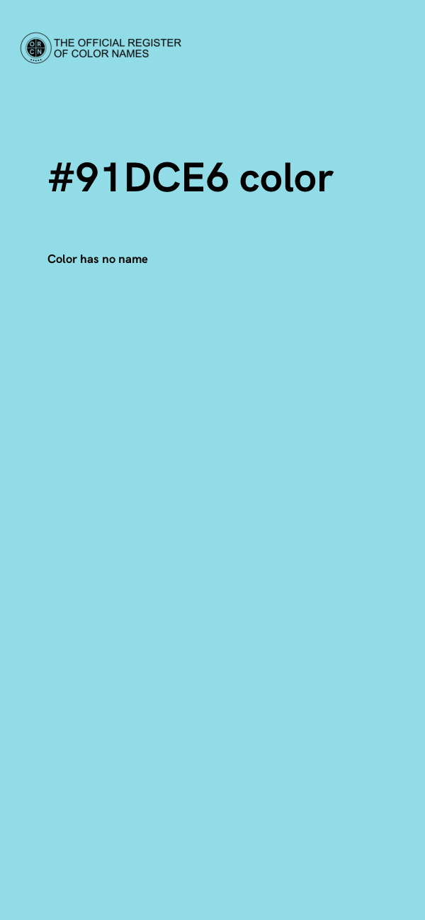 #91DCE6 color image