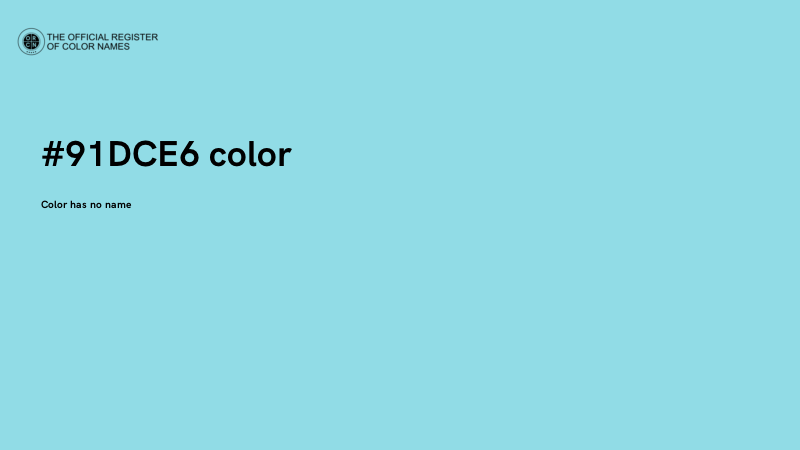 #91DCE6 color image