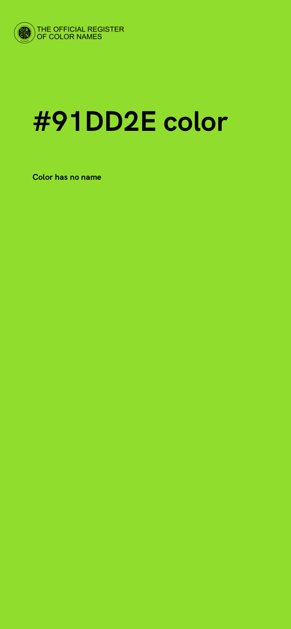 #91DD2E color image