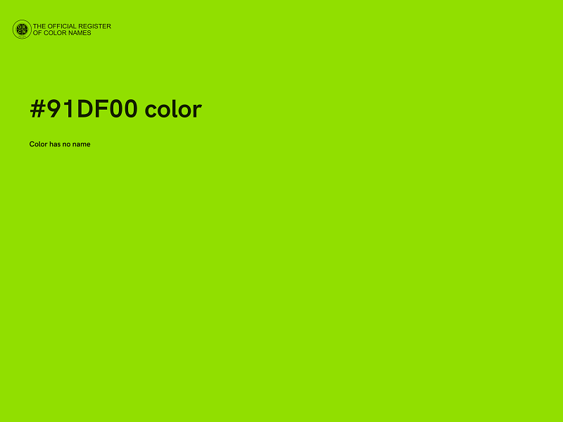 #91DF00 color image