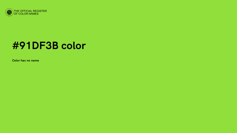#91DF3B color image