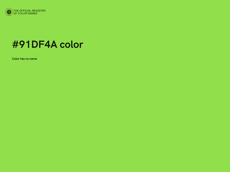 #91DF4A color image