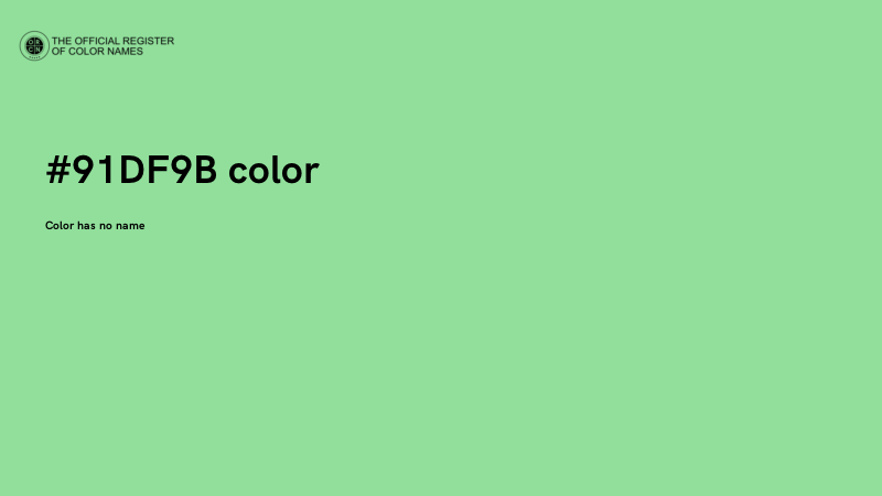 #91DF9B color image