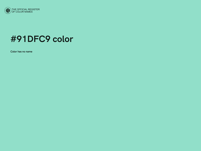 #91DFC9 color image