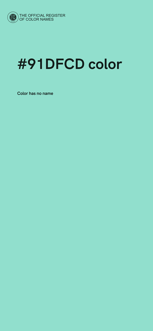 #91DFCD color image