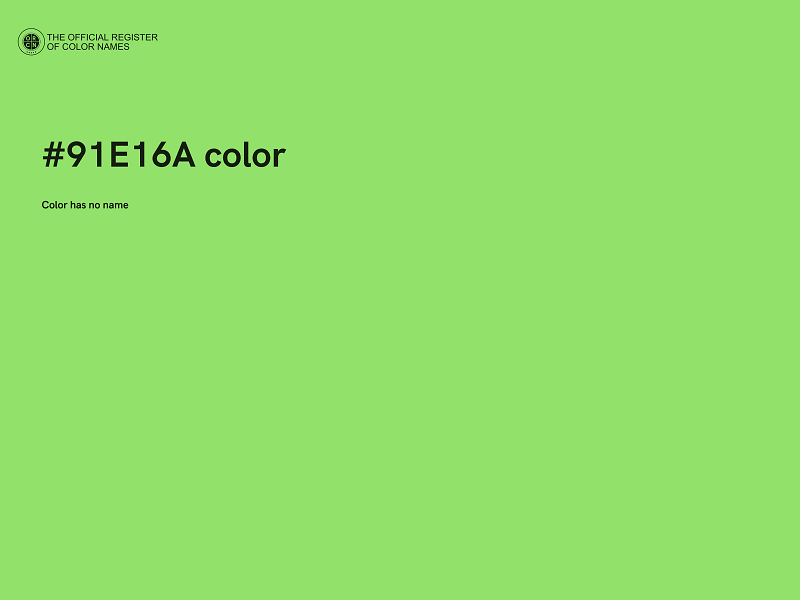 #91E16A color image