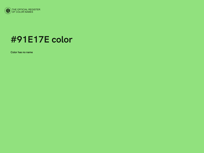 #91E17E color image