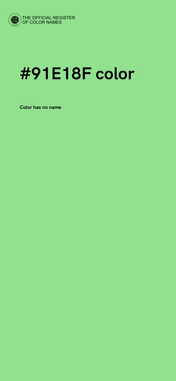 #91E18F color image