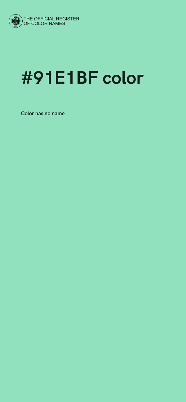 #91E1BF color image