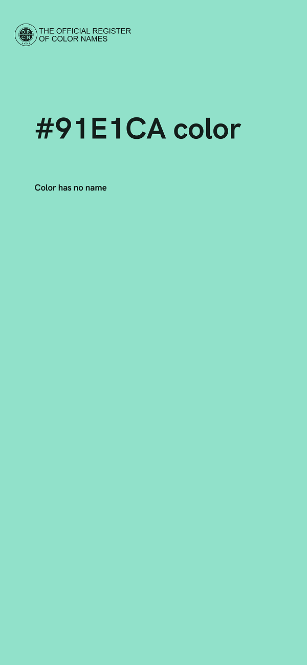 #91E1CA color image