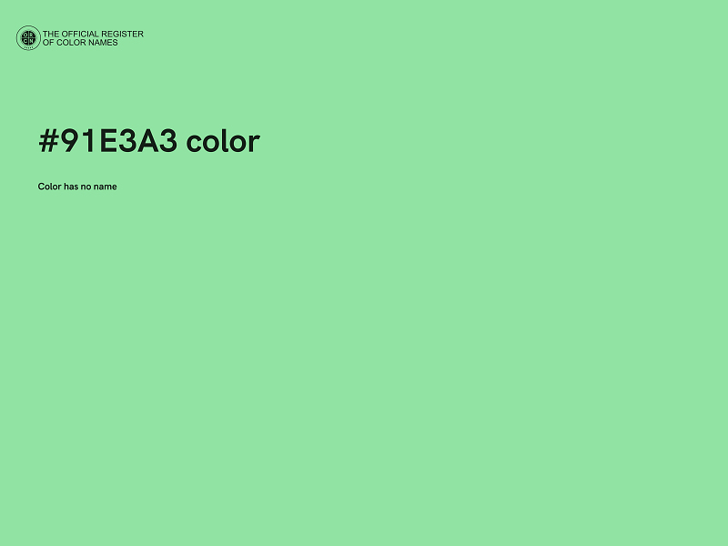 #91E3A3 color image