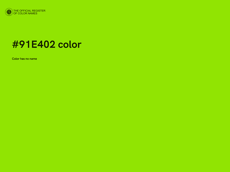 #91E402 color image