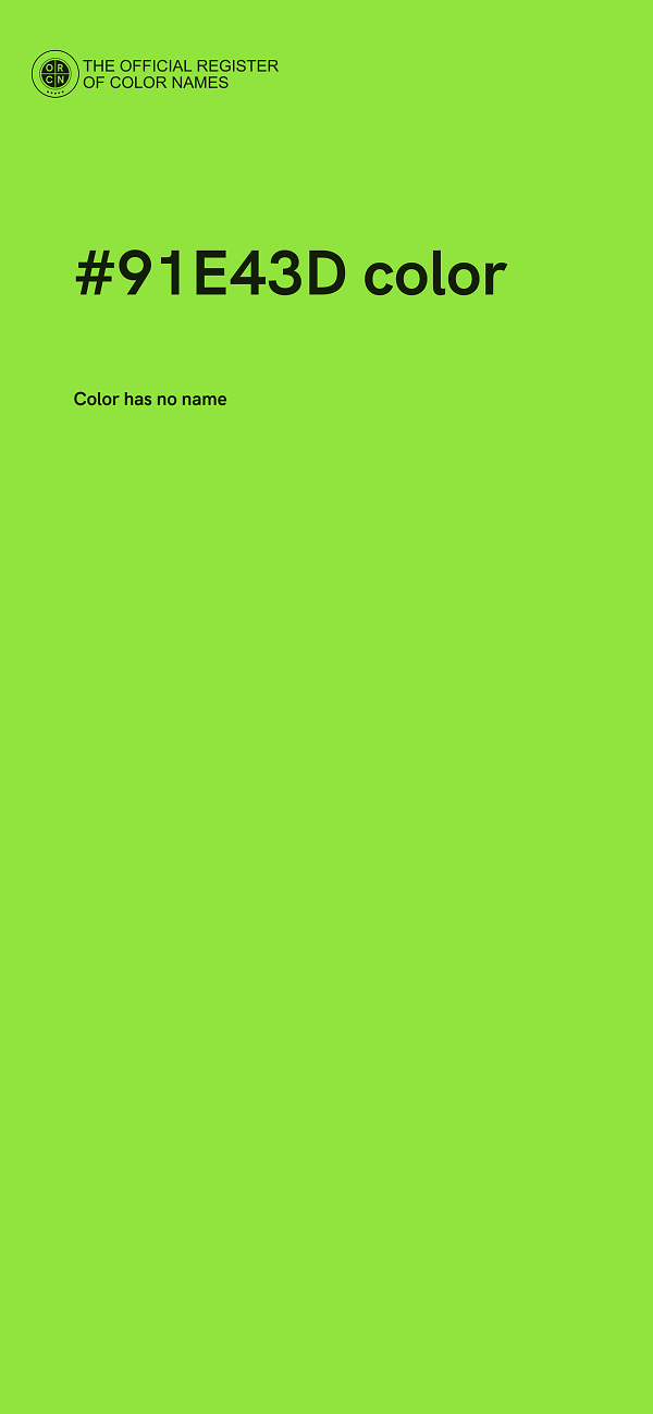 #91E43D color image