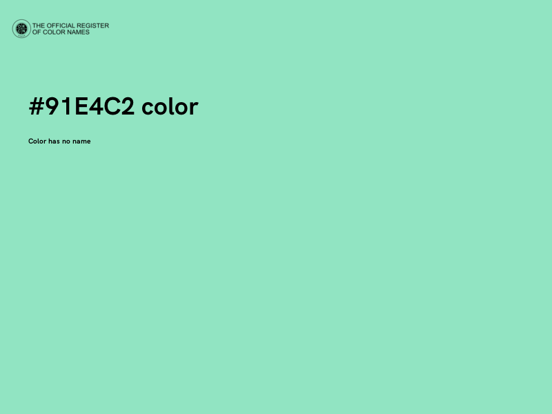 #91E4C2 color image